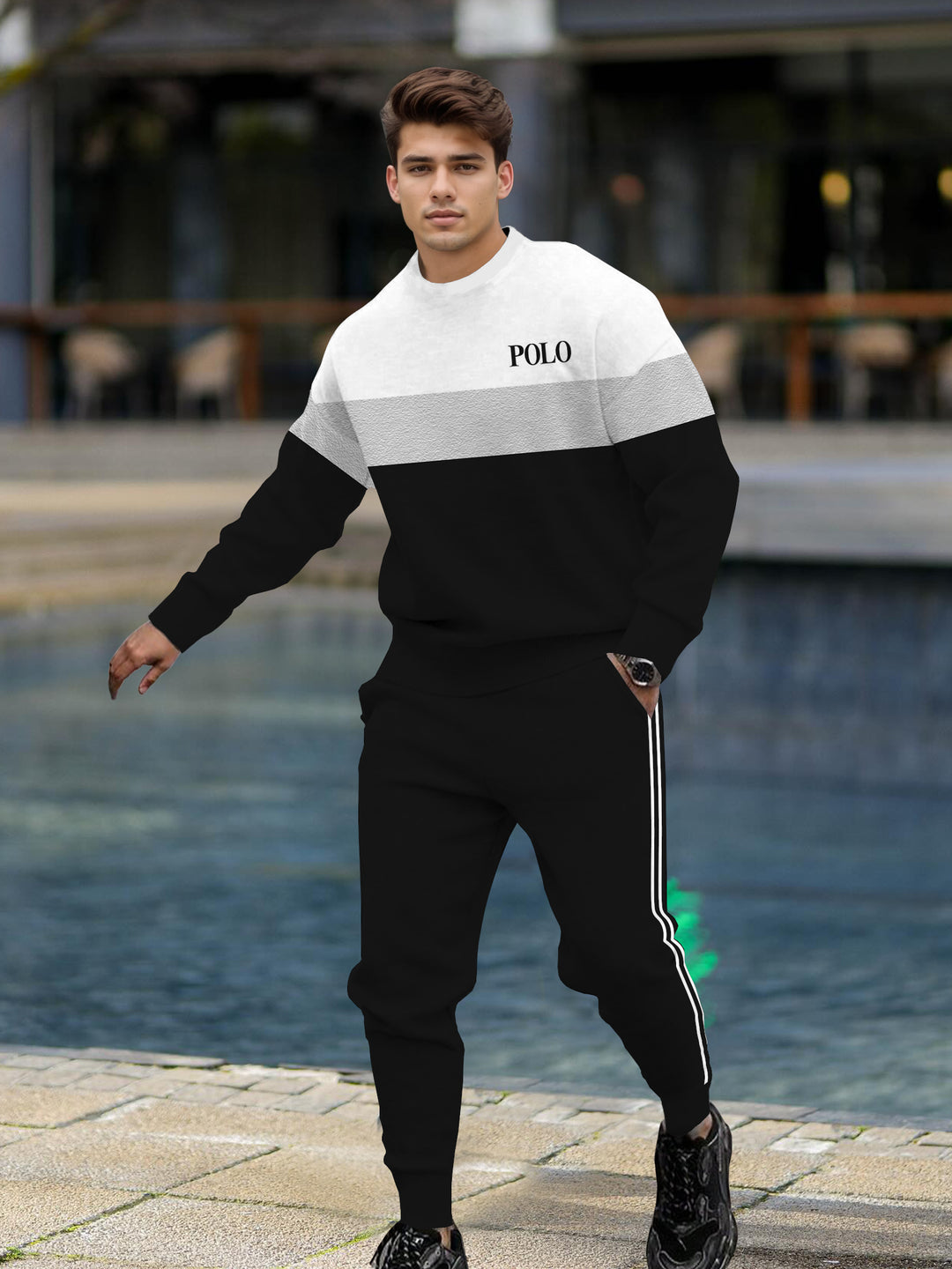 Long Sleeve Casual Two-piece Set - DUVAL