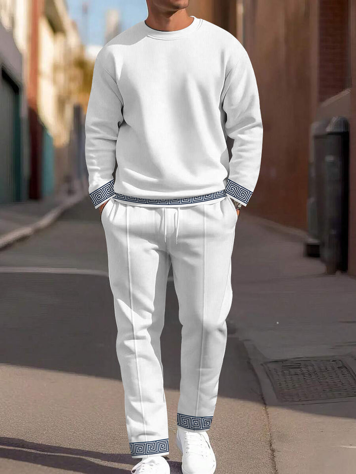 Long Sleeve Casual Two-piece Set - DUVAL