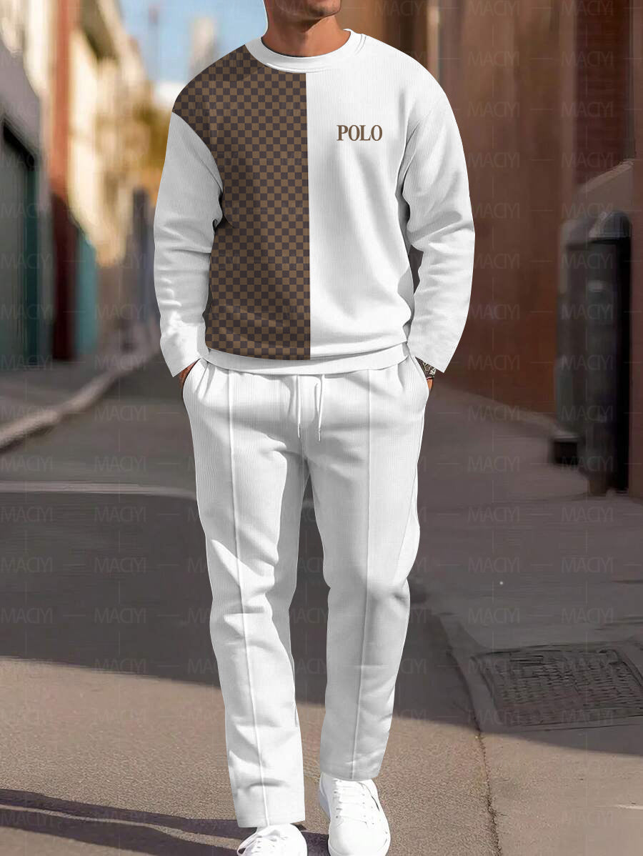 Long Sleeve Casual Two-piece Set - DUVAL