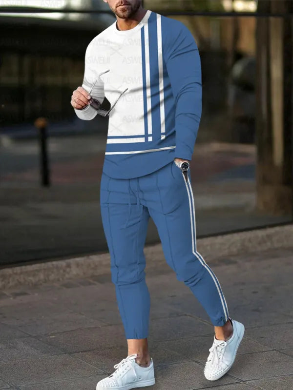 Long Sleeve Casual Two-piece Set - DUVAL
