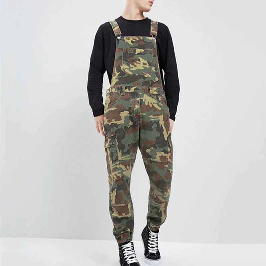 Outdoor Tactical Camouflage Workwear Multi-pocket Overalls