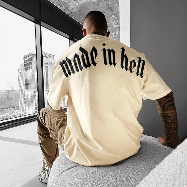 Oversize Made In Hell Tee - DUVAL
