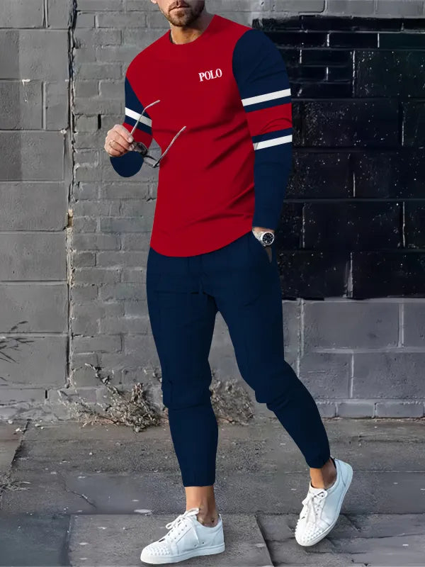 Long Sleeve Casual Two-piece Set - DUVAL