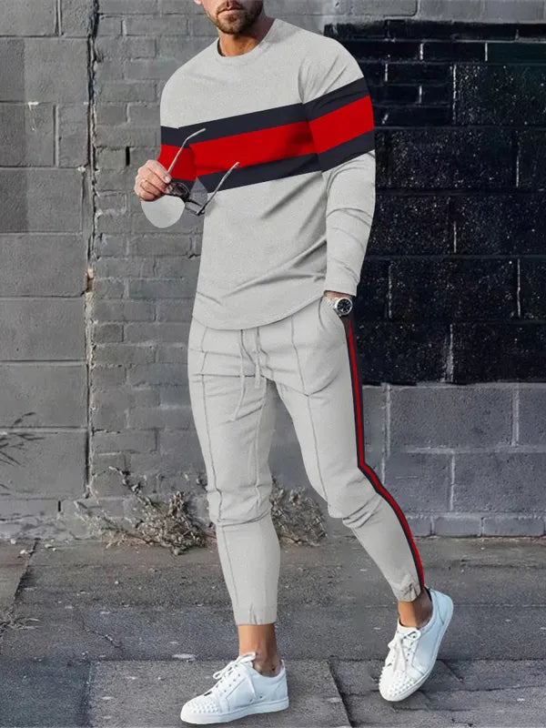 Long Sleeve Casual Two-piece Set - DUVAL