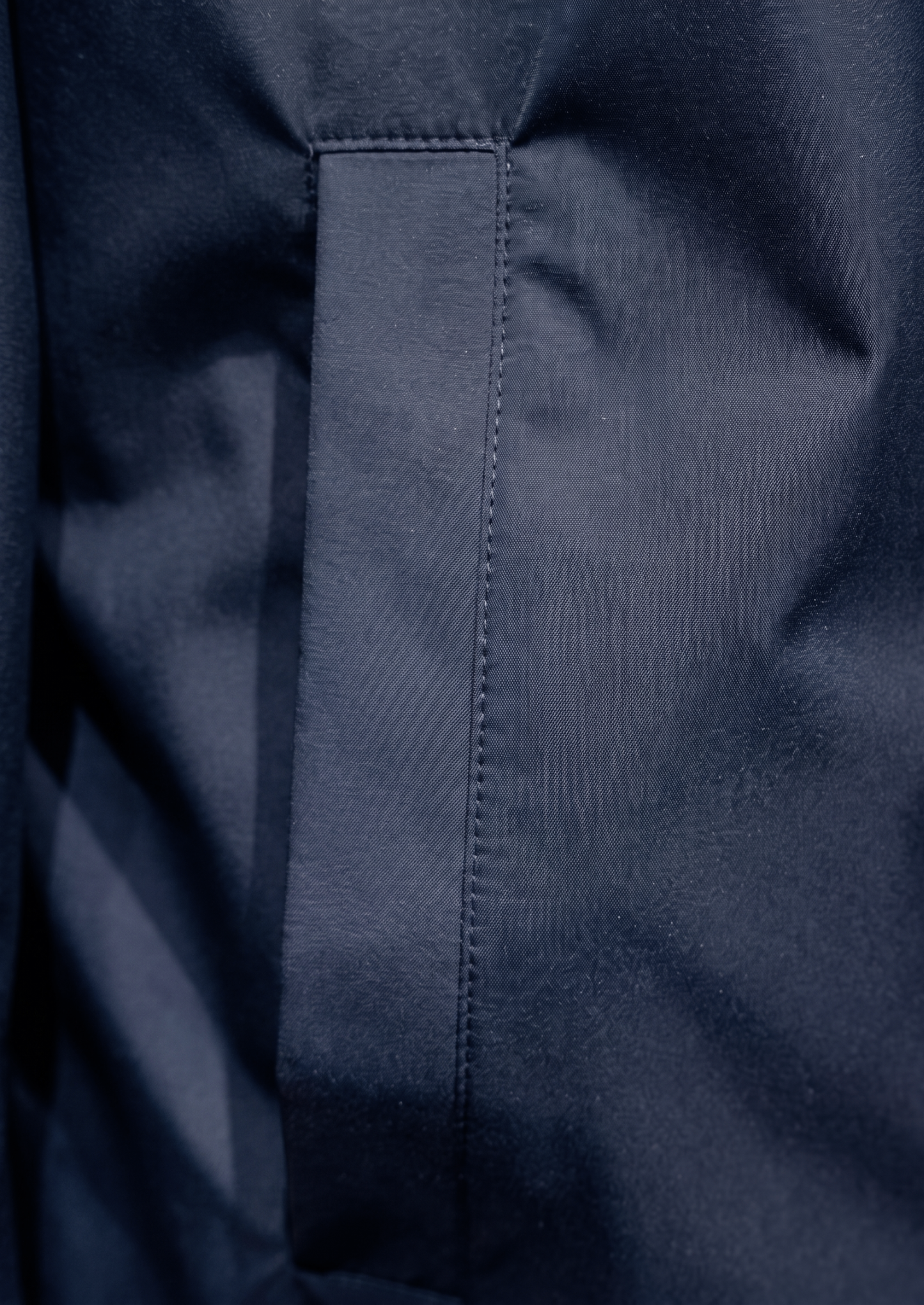 Navy Blue Technical Windbreaker Jacket