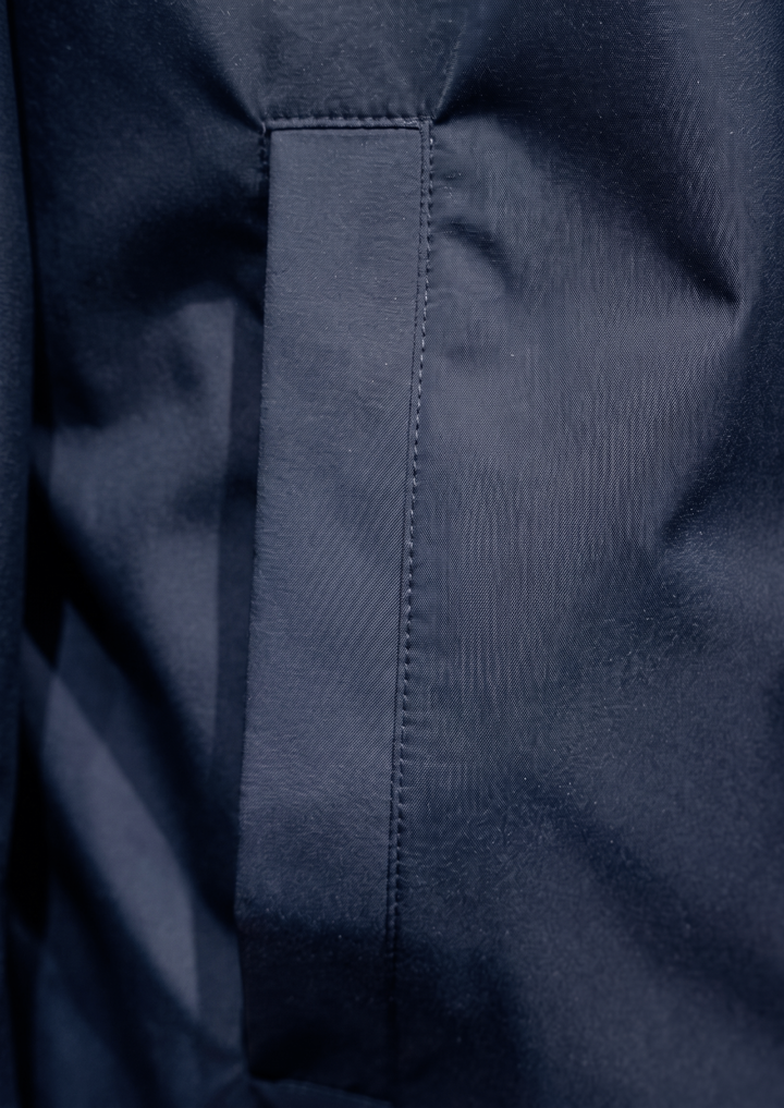 Navy Blue Technical Windbreaker Jacket