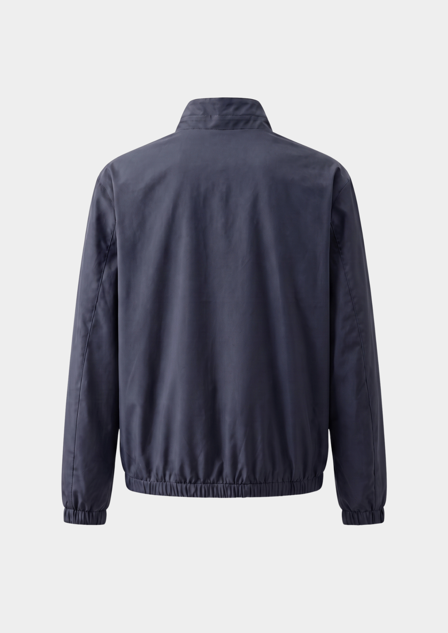 Navy Blue Technical Windbreaker Jacket
