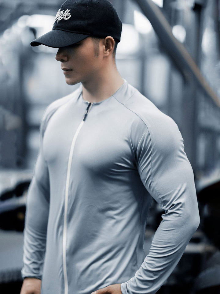 Evolution Workout Jacket Muscle Fit Gymwear - DUVAL