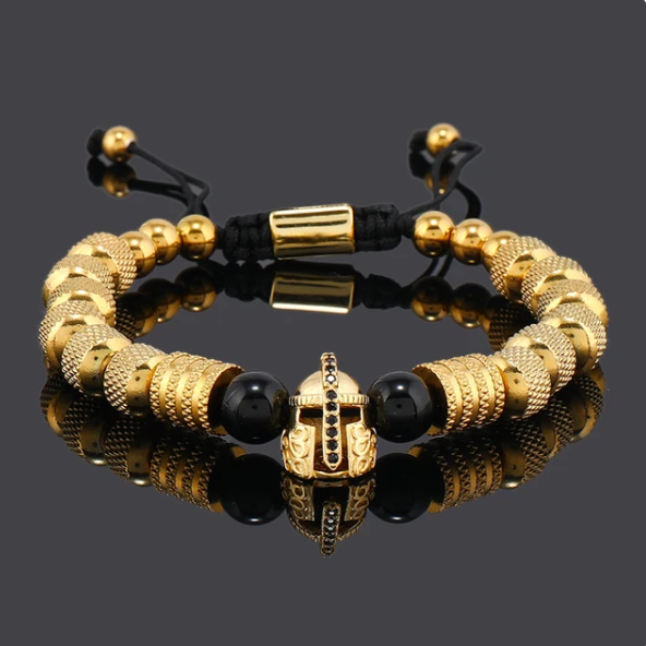 Spartan Warrior Helmet Bracelet