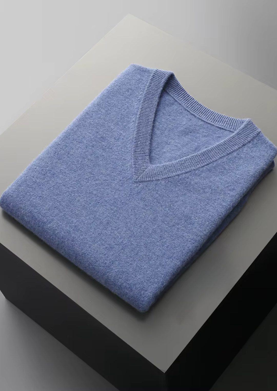 Pure Extra-Fine Merino Wool V-Neck Vest