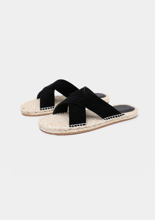 Black Resort Sandal