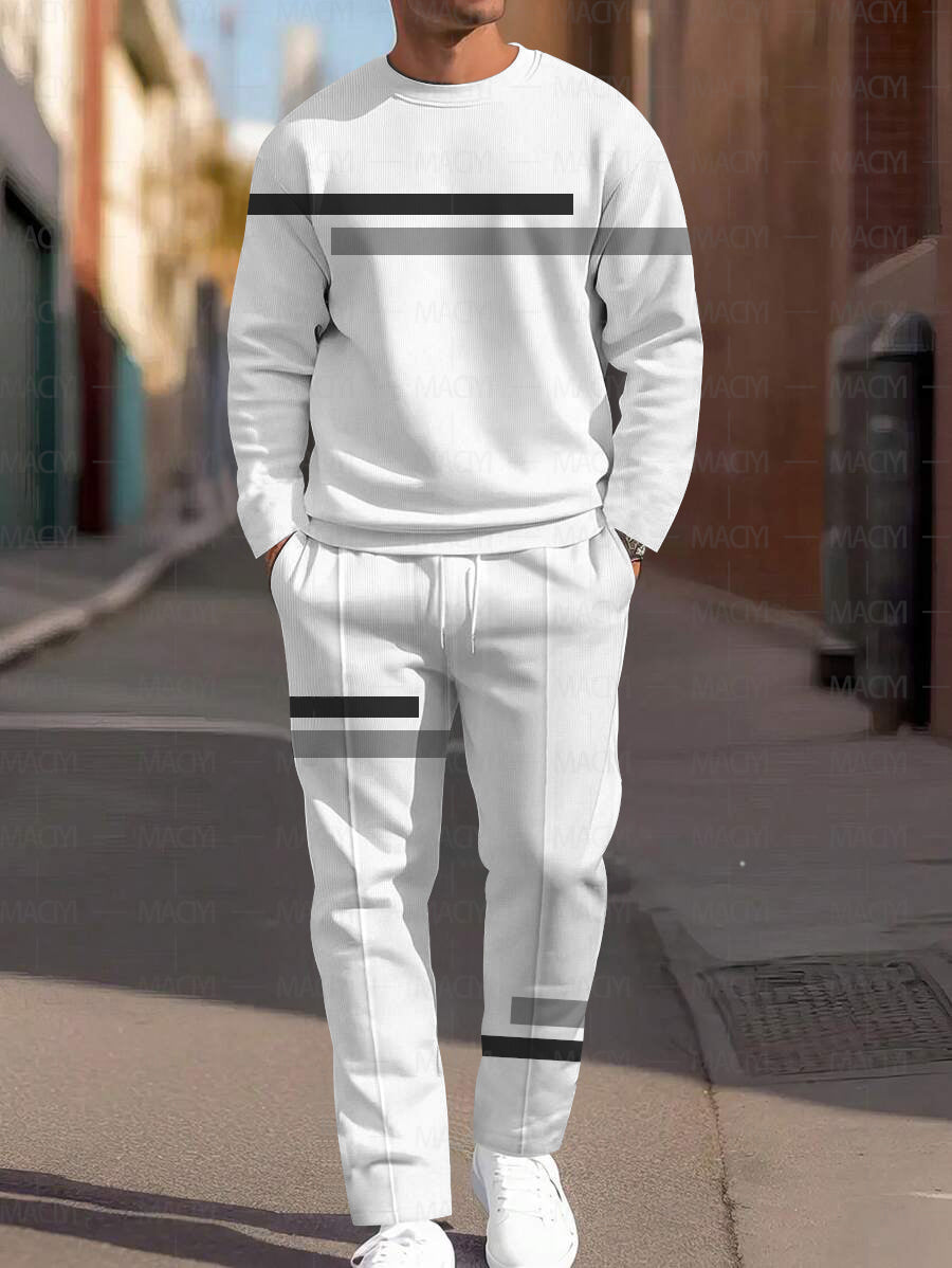 Long Sleeve Casual Two-piece Set - DUVAL