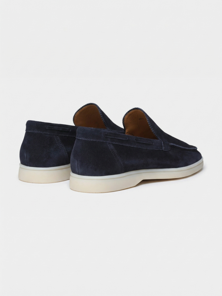 Navy Yacht Loafers