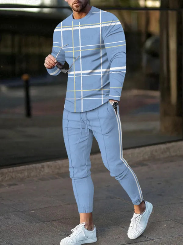 Long Sleeve Casual Two-piece Set - DUVAL