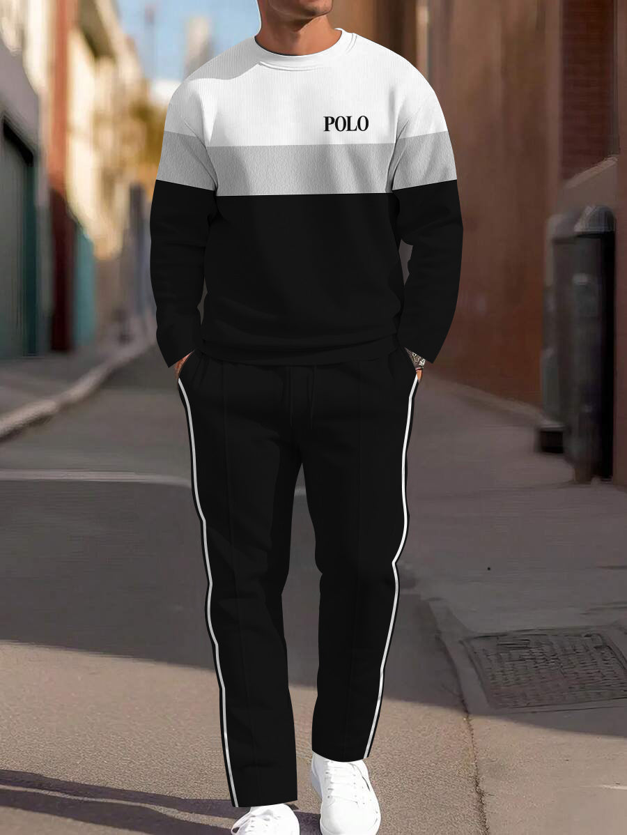 Long Sleeve Casual Two-piece Set - DUVAL