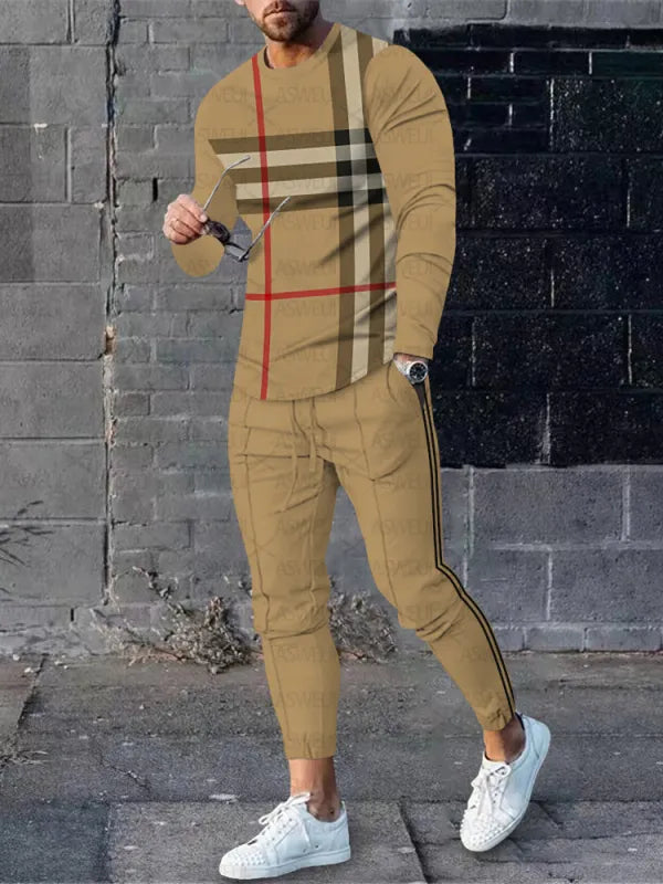 Long Sleeve Casual Two-piece Set - DUVAL