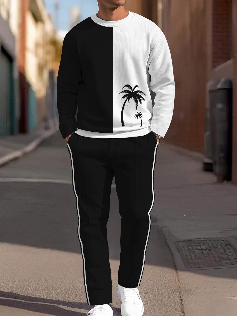 Long Sleeve Casual Two-piece Set - DUVAL