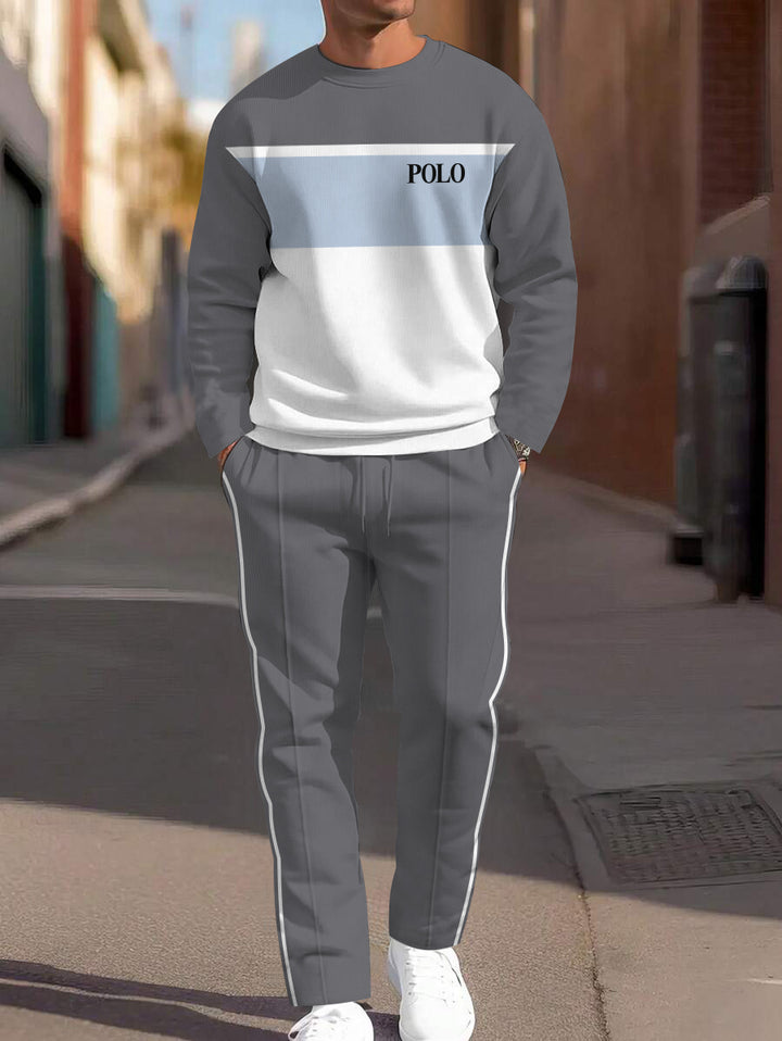 Long Sleeve Casual Two-piece Set - DUVAL