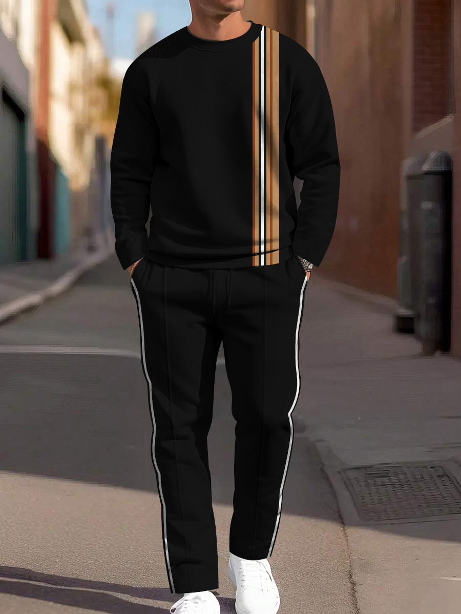 Long Sleeve Casual Two-piece Set - DUVAL