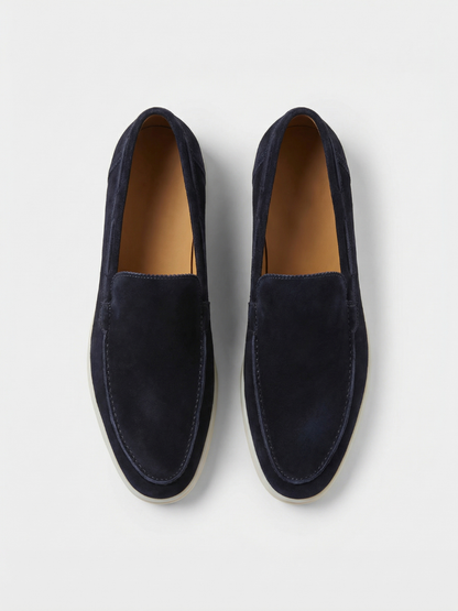 Navy Yacht Loafers
