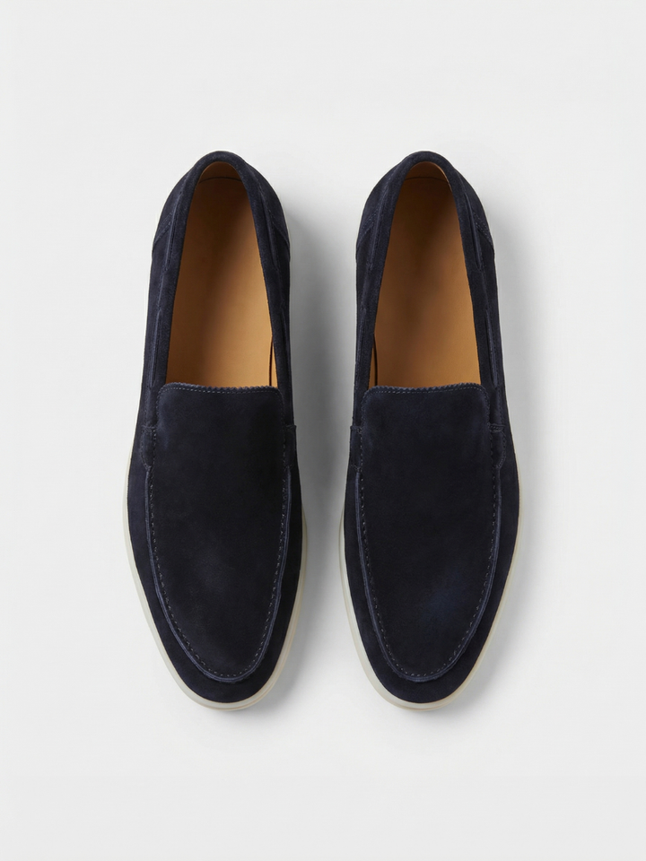 Navy Yacht Loafers
