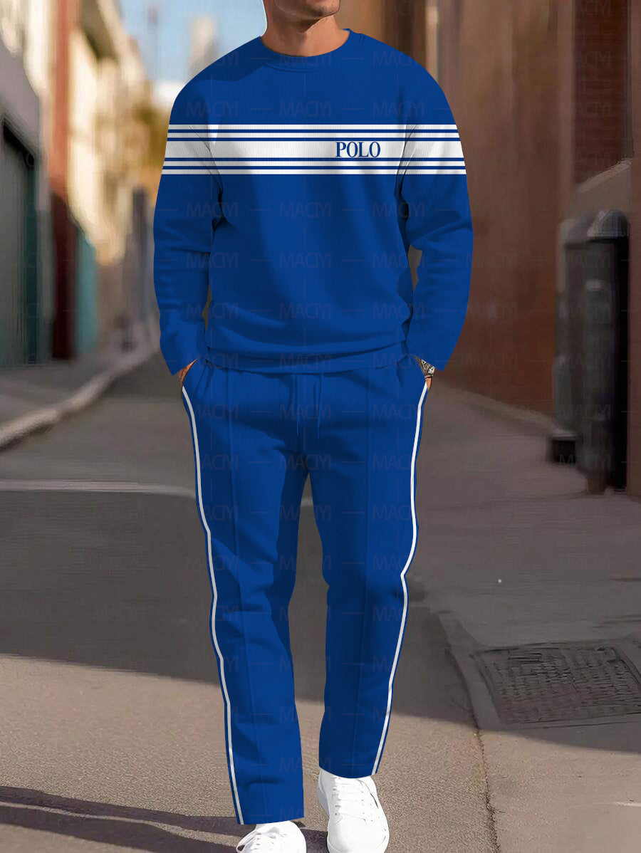 Long Sleeve Casual Two-piece Set - DUVAL