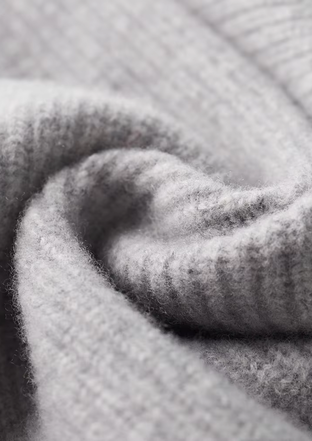 Pure Extra-Fine Merino Wool Ribbed Cardigan