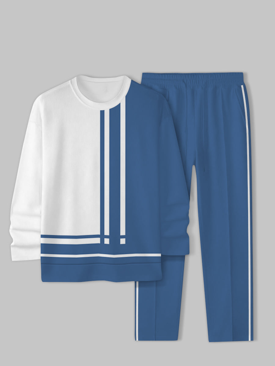 Long Sleeve Casual Two-piece Set - DUVAL