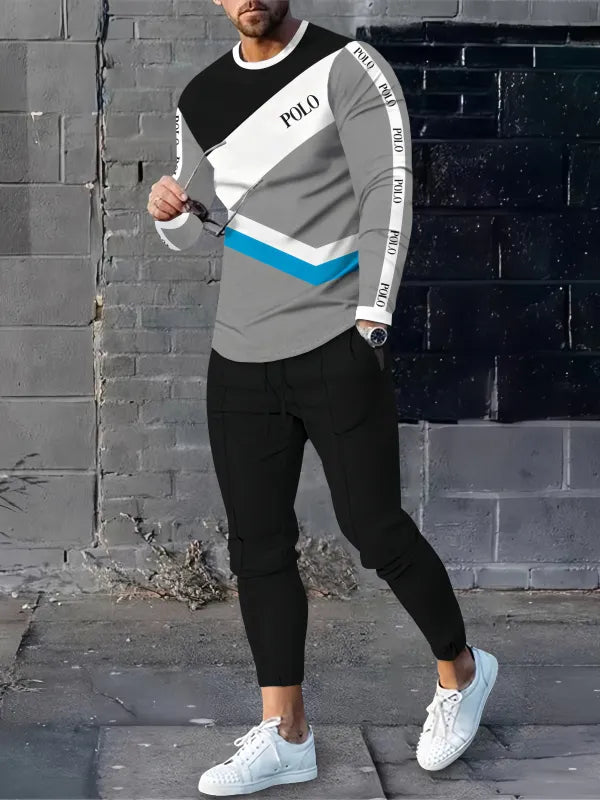 Long Sleeve Casual Two-piece Set - DUVAL