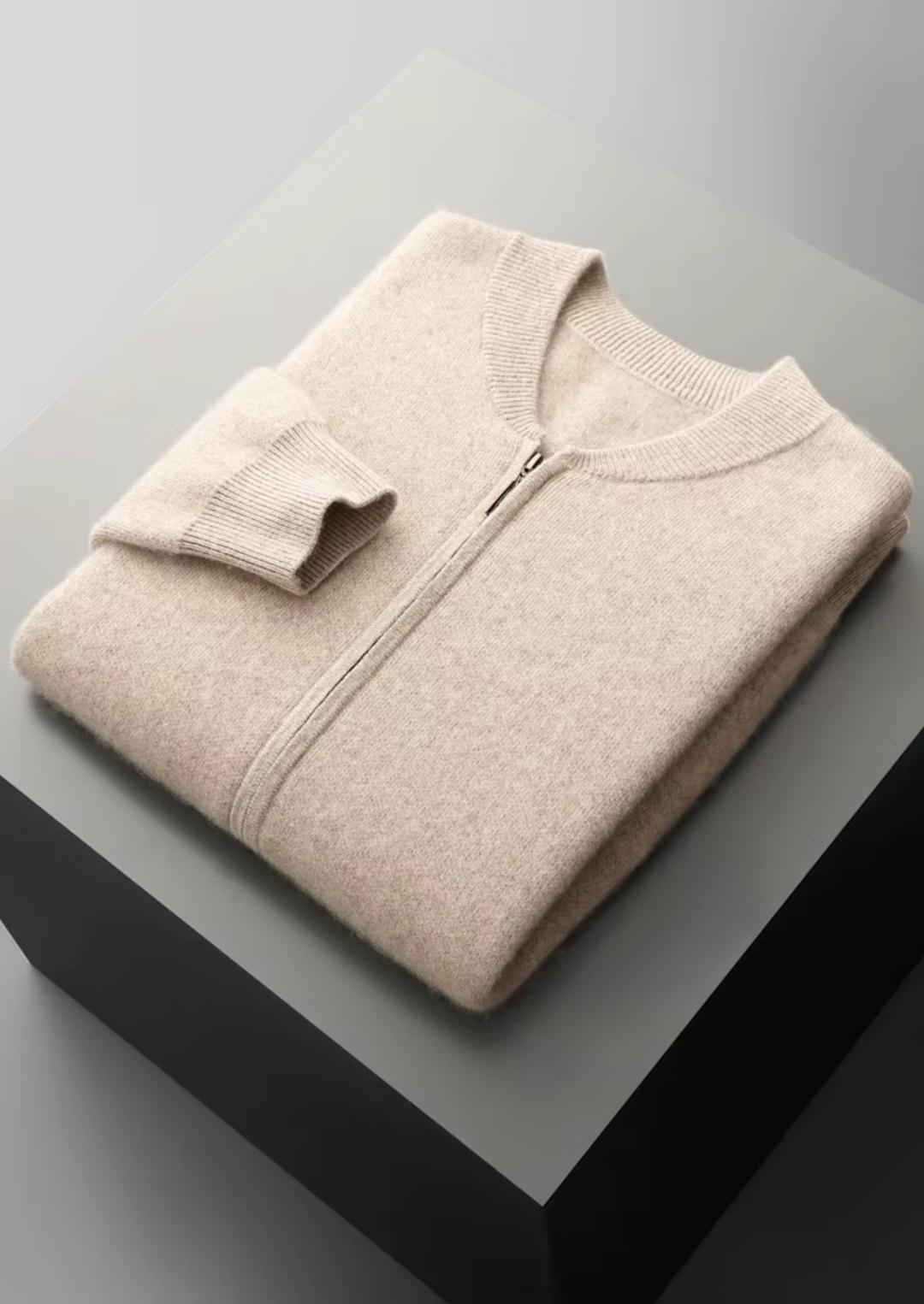 Pure Extra-Fine Merino Wool V-Neck Cardigan