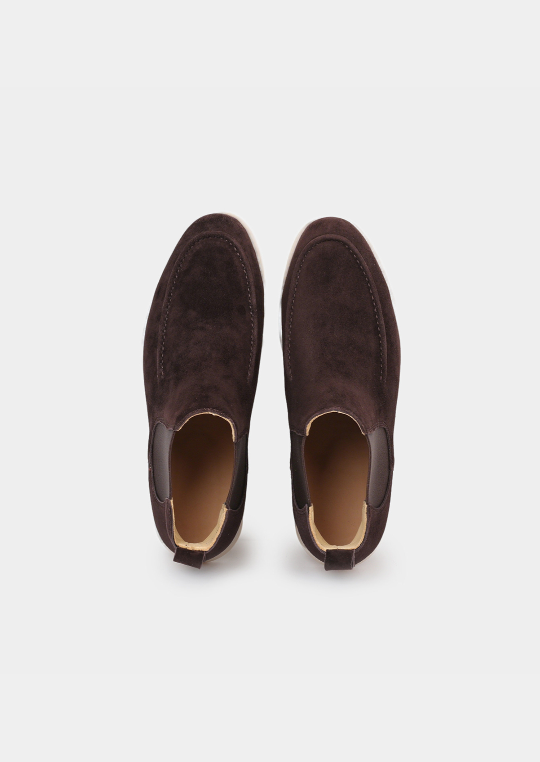 Coffee Suede Chelsea Boot