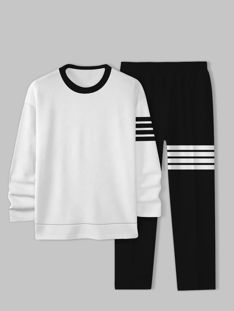 Long Sleeve Casual Two-piece Set - DUVAL