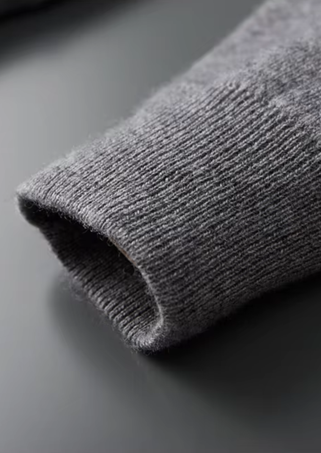 Pure Extra-Fine Merino Wool Polo Zip Cardigan