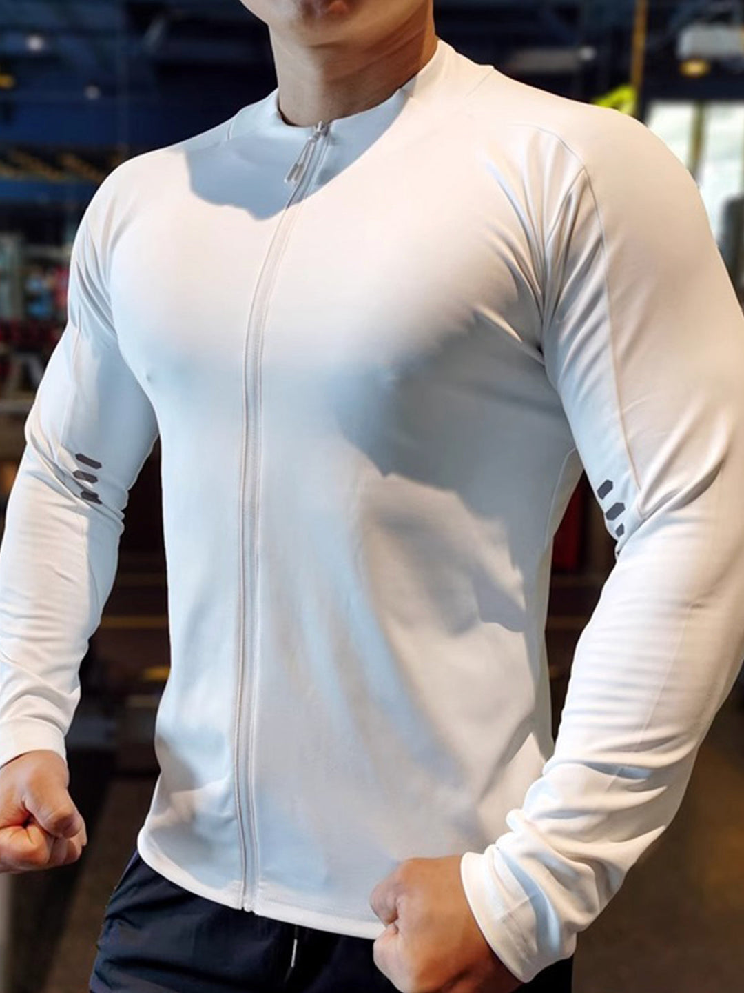 Evolution Workout Jacket Muscle Fit Gymwear - DUVAL