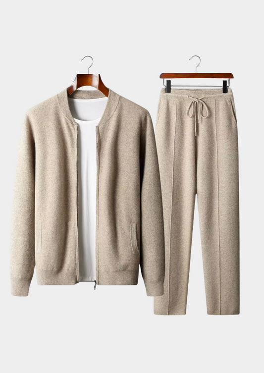 Pure Extra-Fine Merino Wool Sand Falconi Set