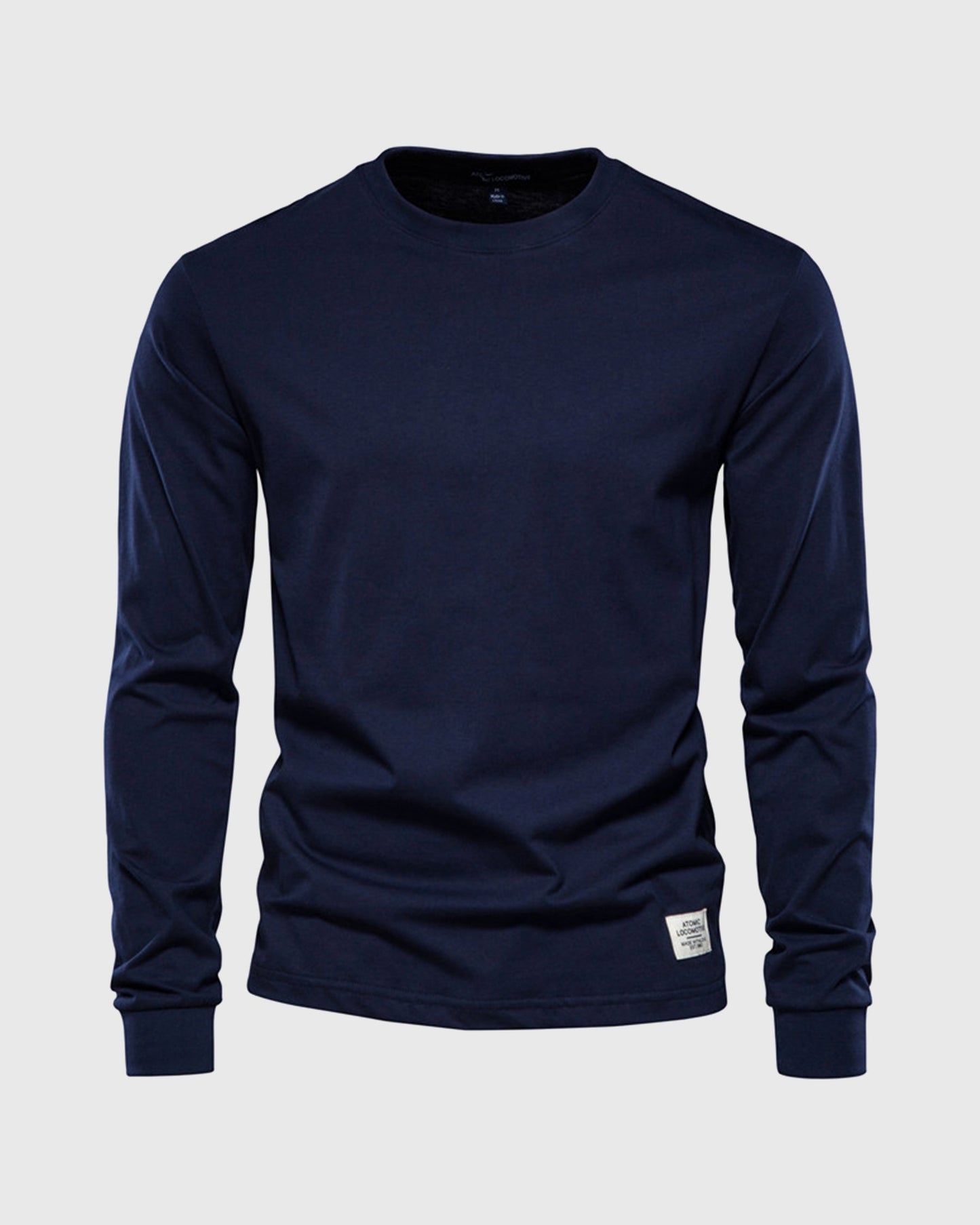 Crew neck Long Sleeve Cotton Premium Basic T-Shirt