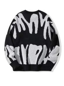 EMRG  Graphic Pattern Sweater - DUVAL