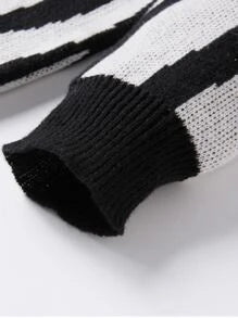 EMRG  Graphic Pattern Sweater - DUVAL