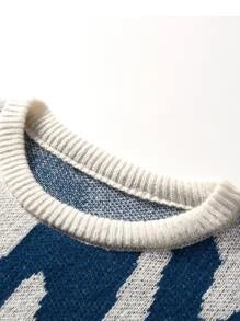EMRG  Graphic Pattern Sweater - DUVAL