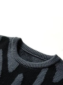 EMRG  Graphic Pattern Sweater - DUVAL