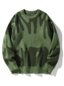 EMRG Men Graphic Pattern Sweater