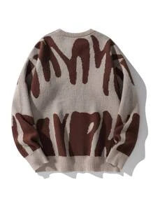 EMRG Men Graphic Pattern Sweater