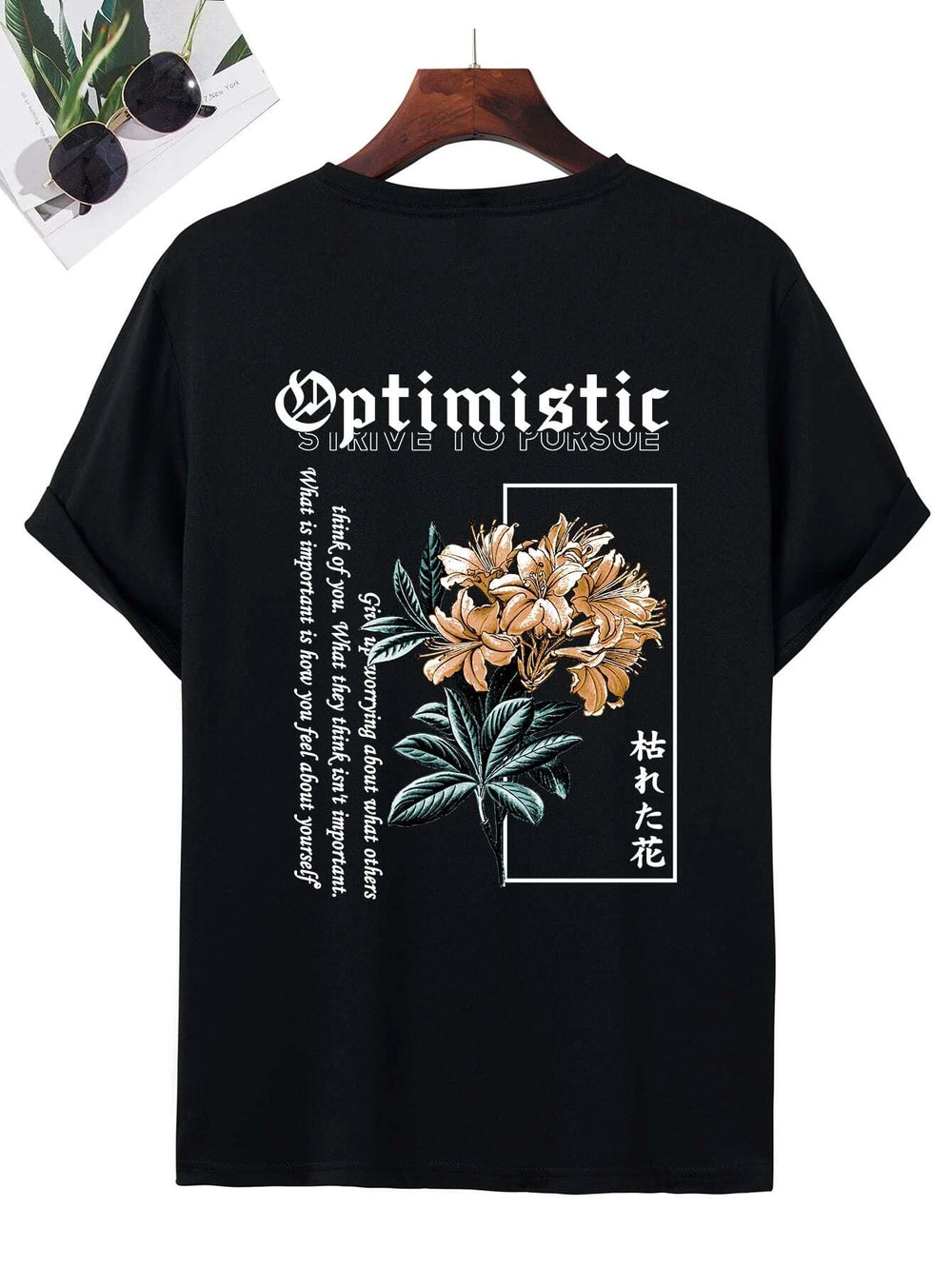 LEGND  Floral & Slogan Graphic Tee - DUVAL