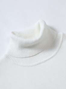 Homme  Solid Turtleneck Sweater - DUVAL