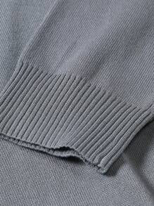 Homme  Solid Turtleneck Sweater - DUVAL