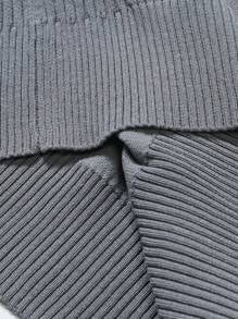 Homme  Solid Turtleneck Sweater - DUVAL