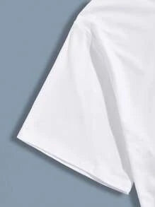 EMRG  Eye &amp; Letter Graphic Drop Shoulder Tee - DUVAL