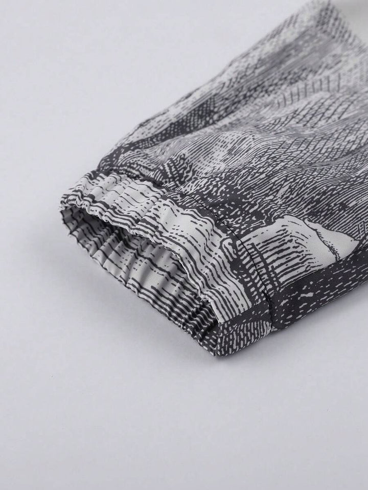 Figure Graphic Raglan Sleeve Jacket - DUVAL