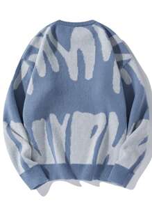 EMRG  Graphic Pattern Sweater - DUVAL