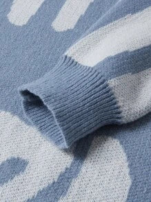 EMRG  Graphic Pattern Sweater - DUVAL